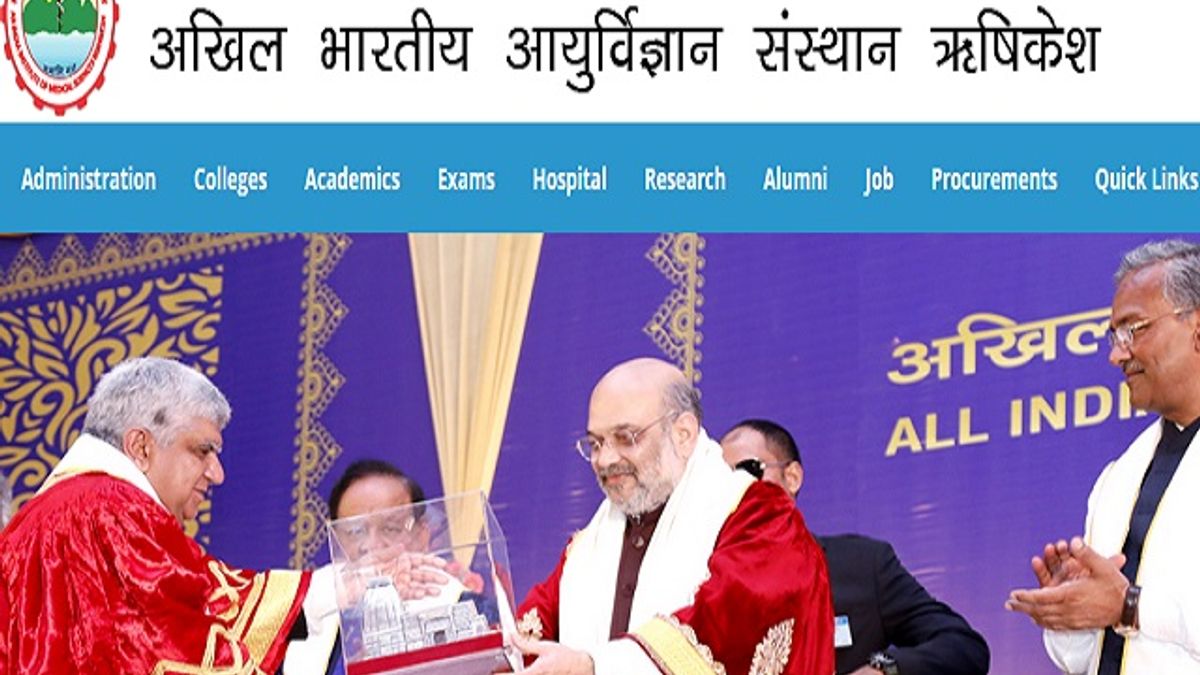 AIIMS, ऋषिकेश भर्ती 2020: असिस्टेंट नर्सिंग सुपरिन्टेन्डेन्ट पदों की वेकेंसी के लिए करें आवेदन